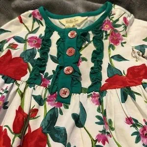 Matilda jane santa's helper dress top